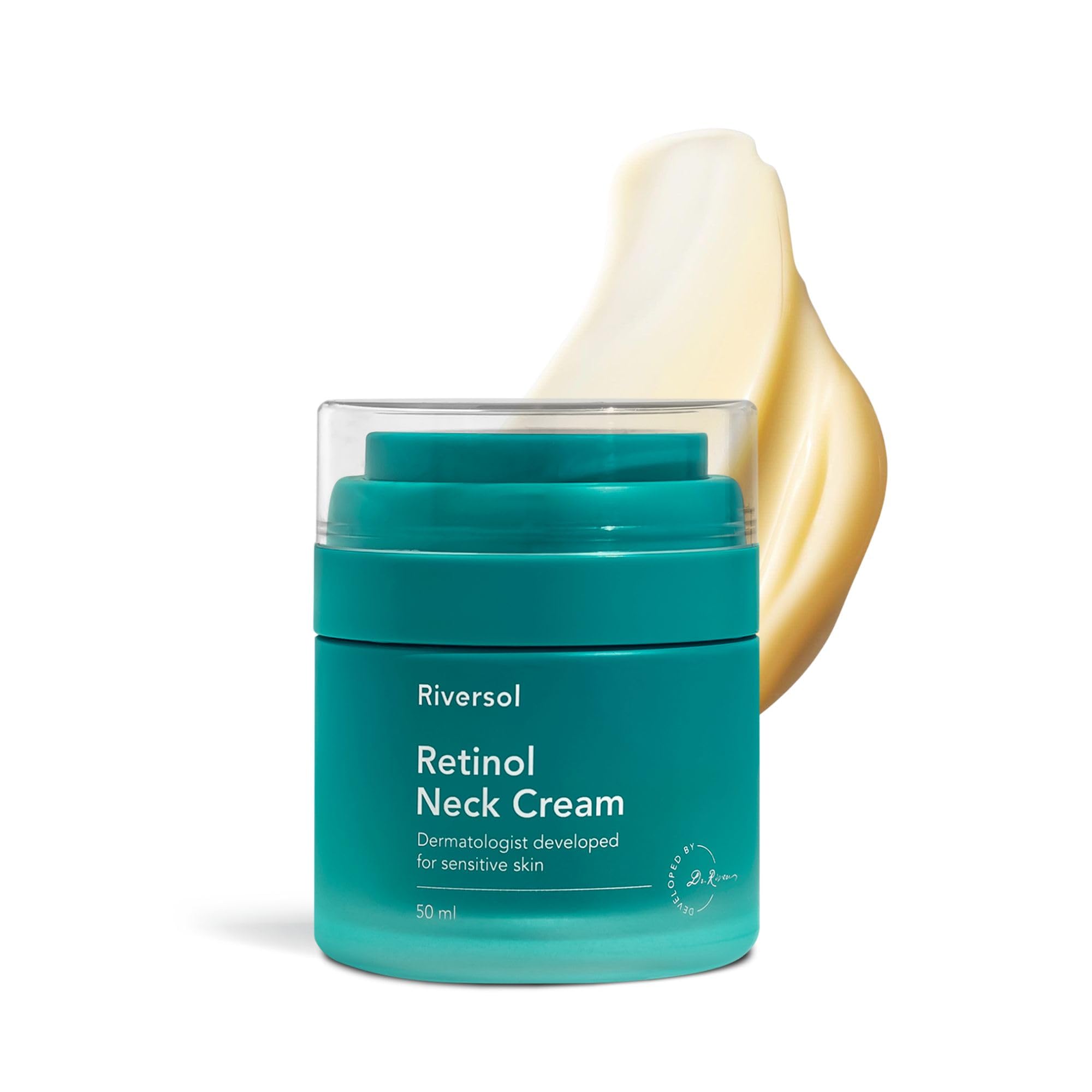 Tightening Neck Cream for Aging Skin Turkey Neck - Riversol Official Imagery - 1