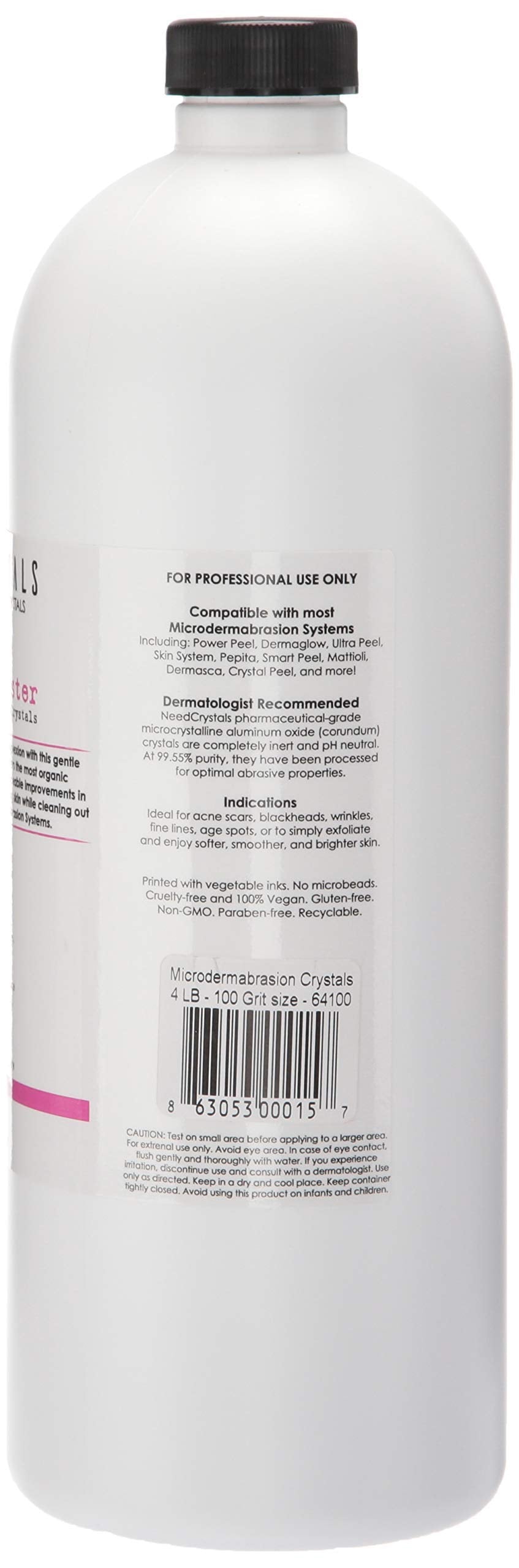 Microdermabrasion Crystals for Machines, All-Natural Facial - NeedCrystals