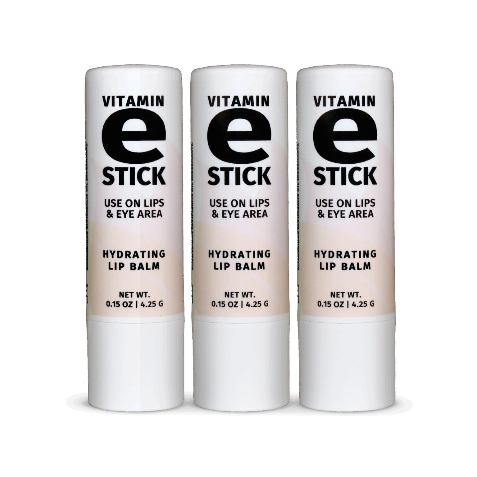 Vitamin E Stick, Hydrating Lip Balm & Under Eye Care, Pack of 3 - Reviva Labs Official Product View 2