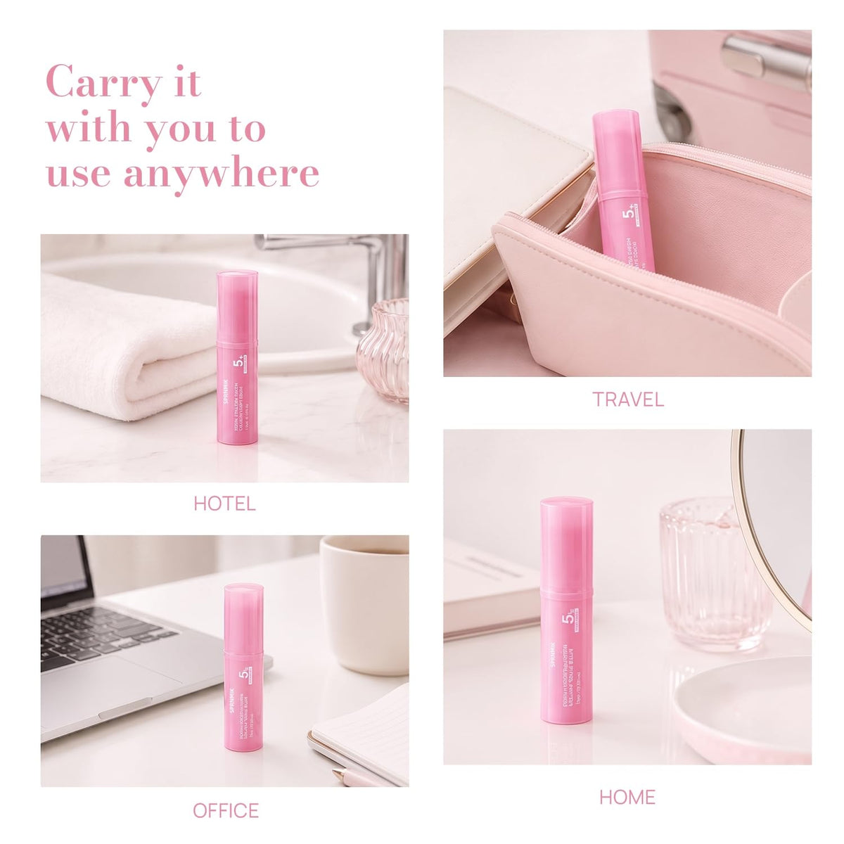 PDRN Pink Collagen Volume Multi Balm Stick Helps Hydrate - Sprnmik Official Imagery - 7