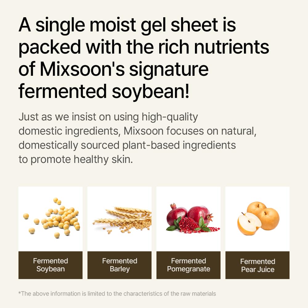 mixsoon Bean Collagen Hydrogel Mask Hydration All-In-One - mixsoon