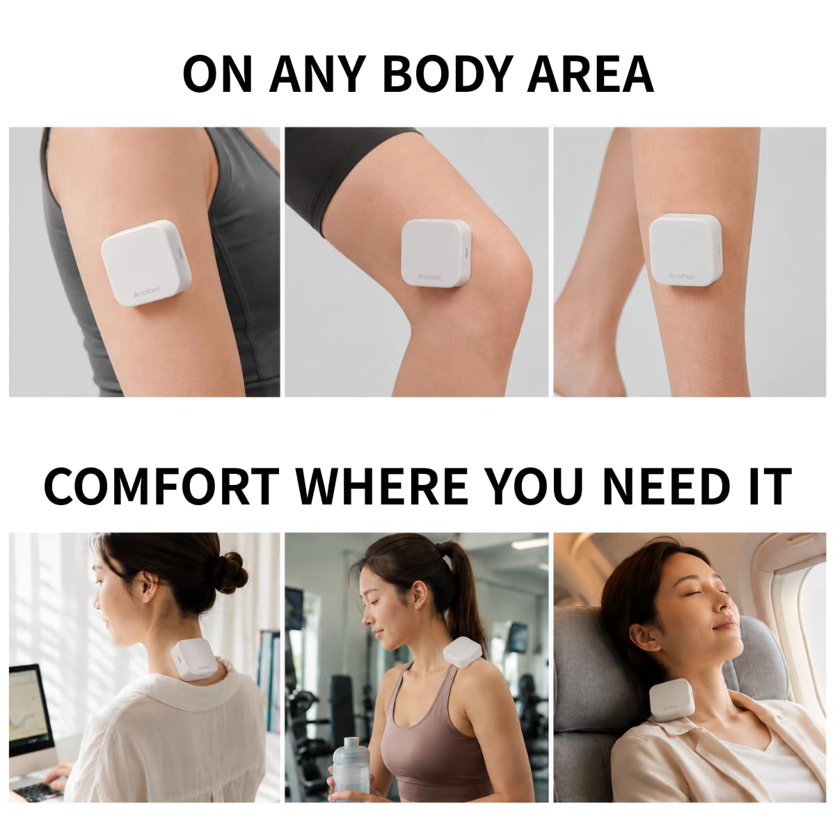 Anafree Wireless Body Massager with LED Light - BOTEM Official Imagery - 4