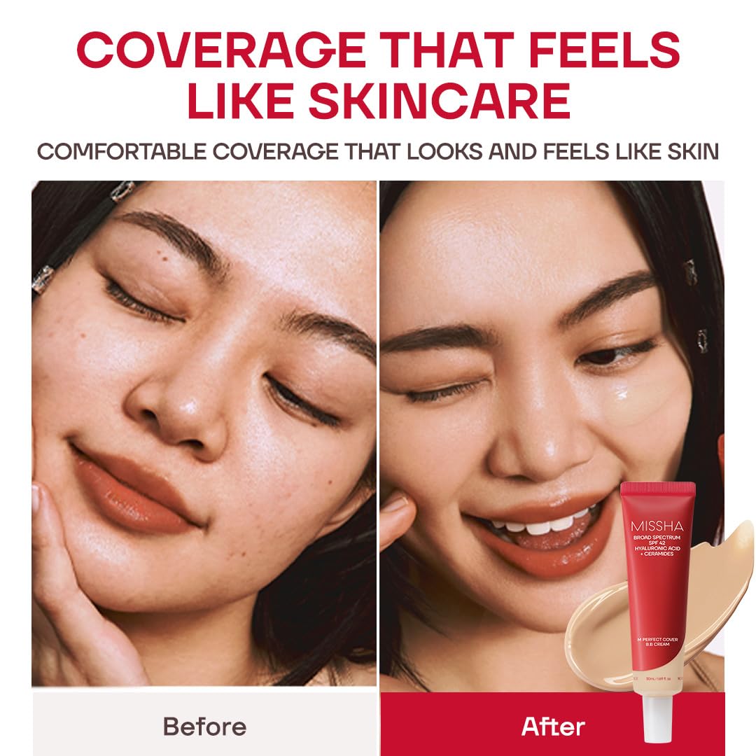 MISSHA M Perfect Cover BB Cream No.23 Natural Beige SPF 42 PA+++ - MISSHA