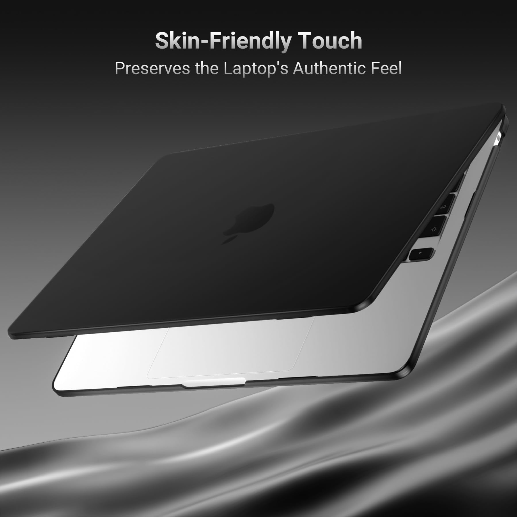 MOSISO MacBook Air 13-inch case fitting M5, M4, M3, M2 models, lightweight protective cover for 2022-2026 MacBook Air.