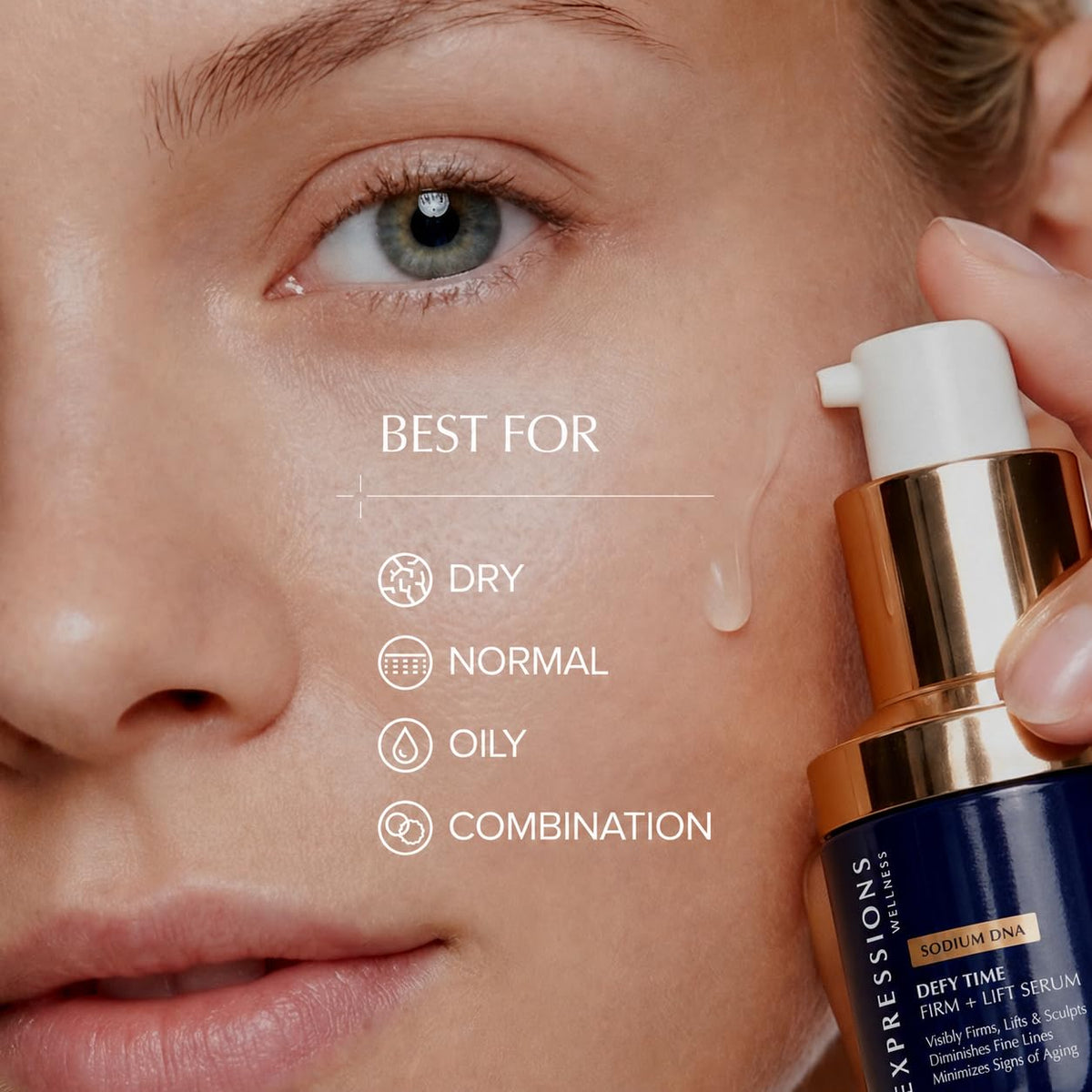 PDRN Serum with Salmon DNA Peptide Retinol CoQ10 - EXPRESSIONS WELLNESS Official Imagery - 8