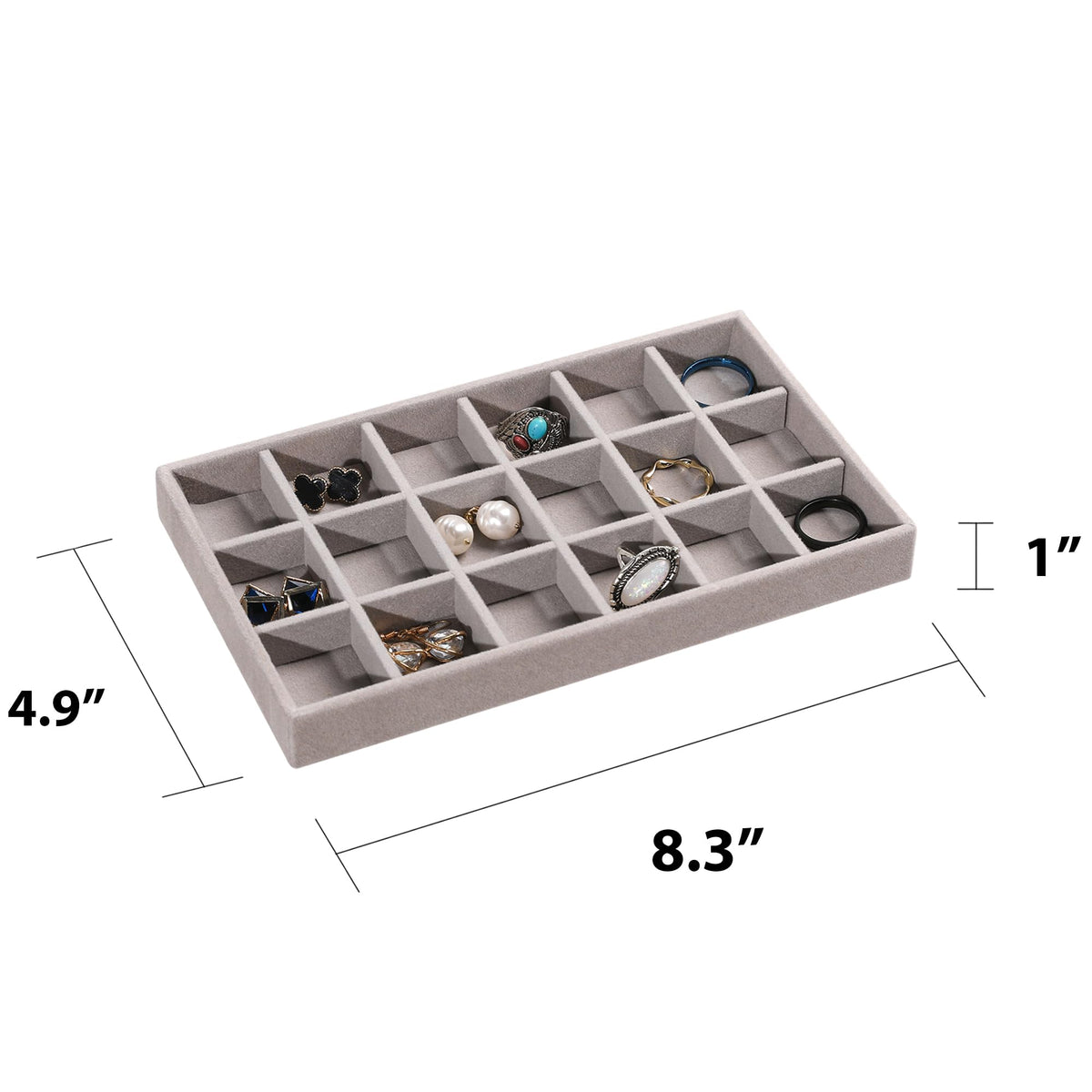 Jewelry Trays for Drawer Set of 9 Jewelry Organizer and - Frebeauty Official Imagery - 4