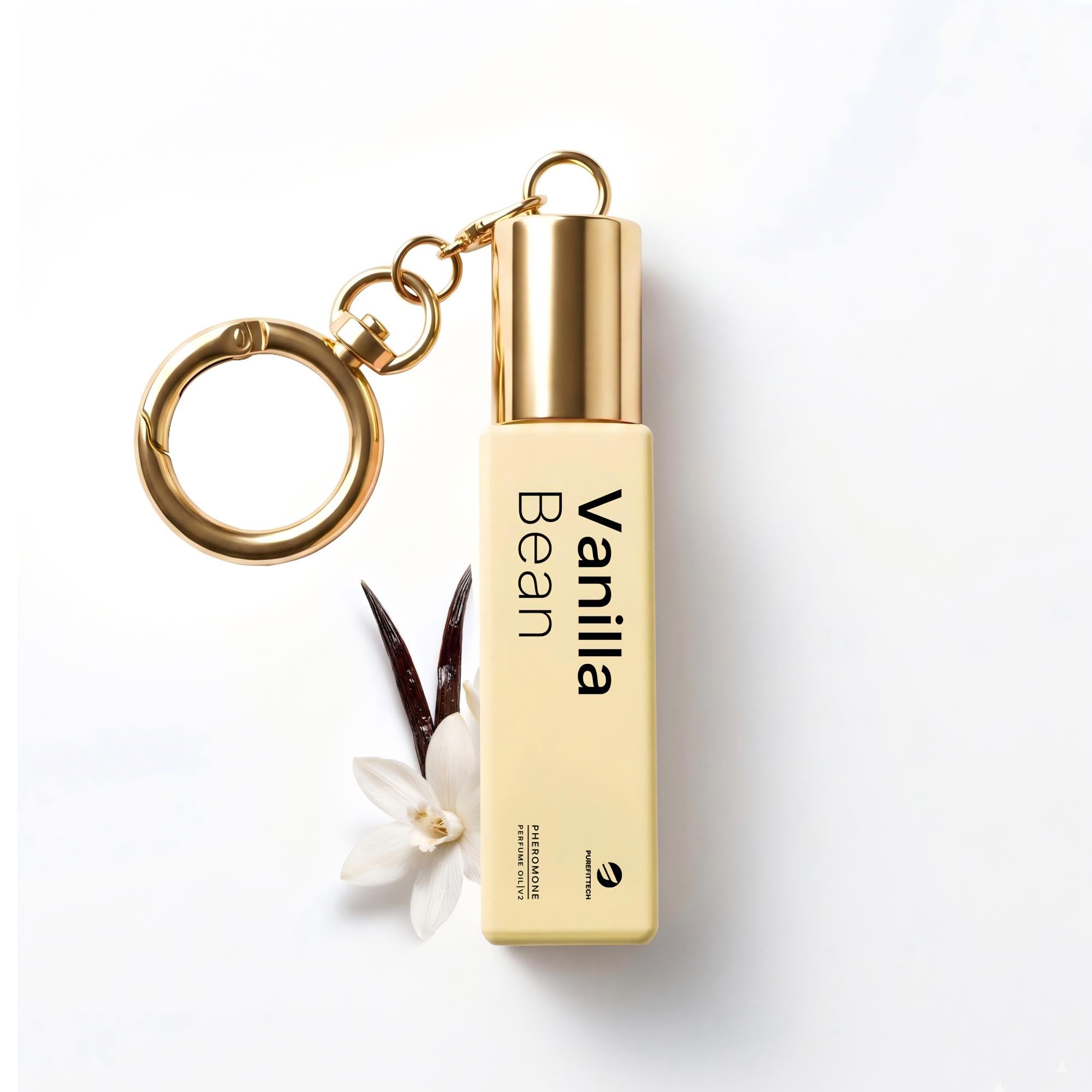 purefittech Perfumes for Women Roll On Vanilla Bean Perfume Oil - Product Imagery