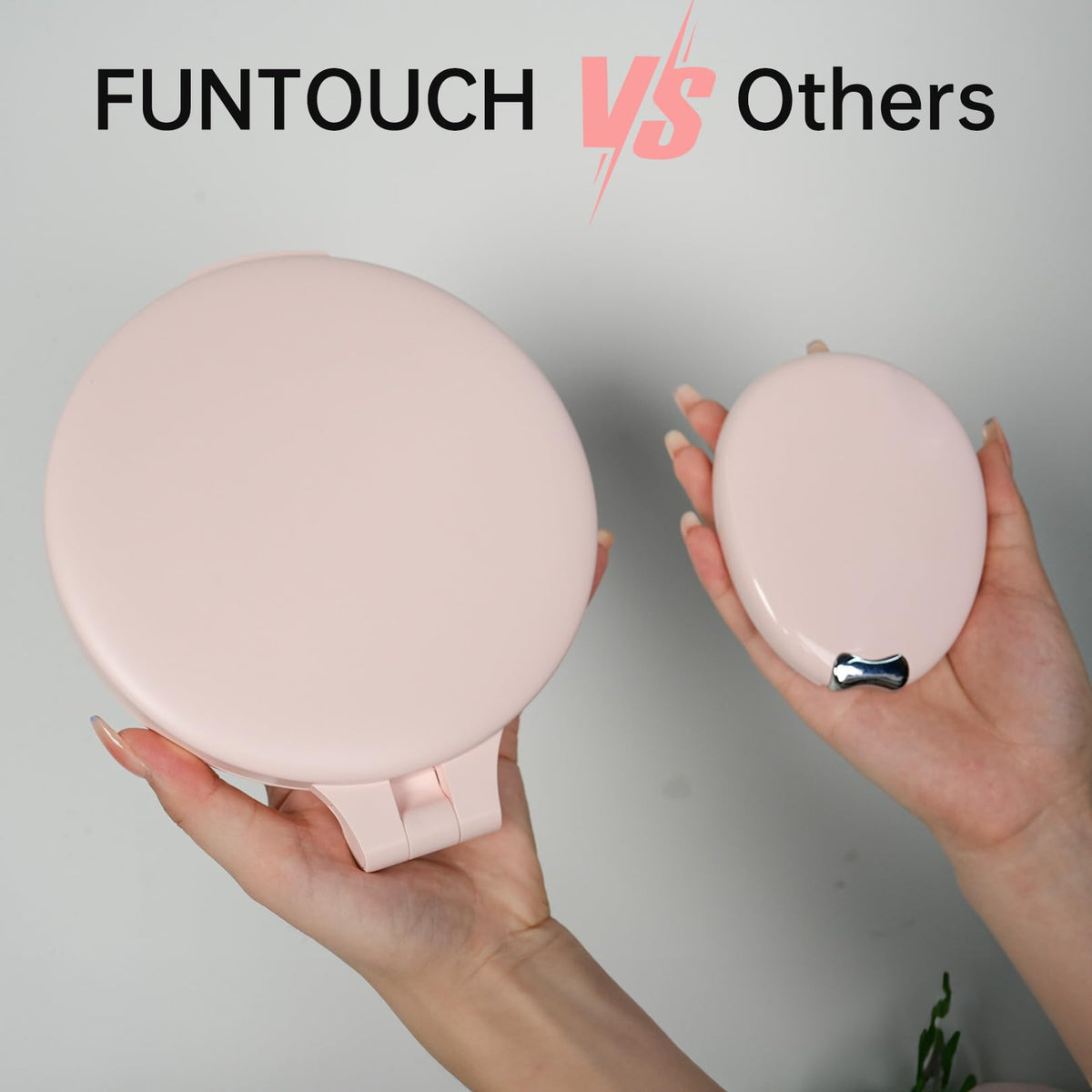 FUNTOUCH 7 Rechargeable Travel Makeup Mirror 10X Magnifying - FUNTOUCH Official Imagery - 8