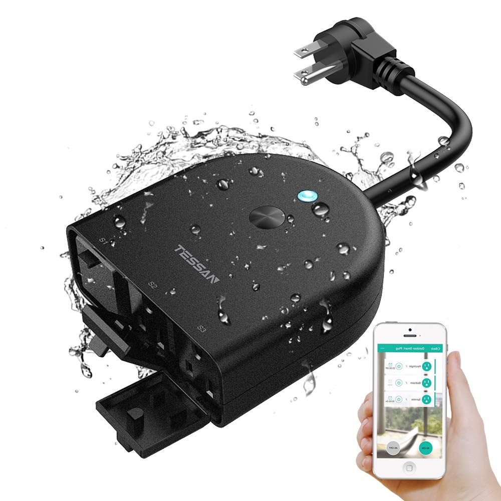TESSAN Outdoor Smart Plug Waterproof 2 4GHz WiFi Only - TESSAN Official Imagery - 4
