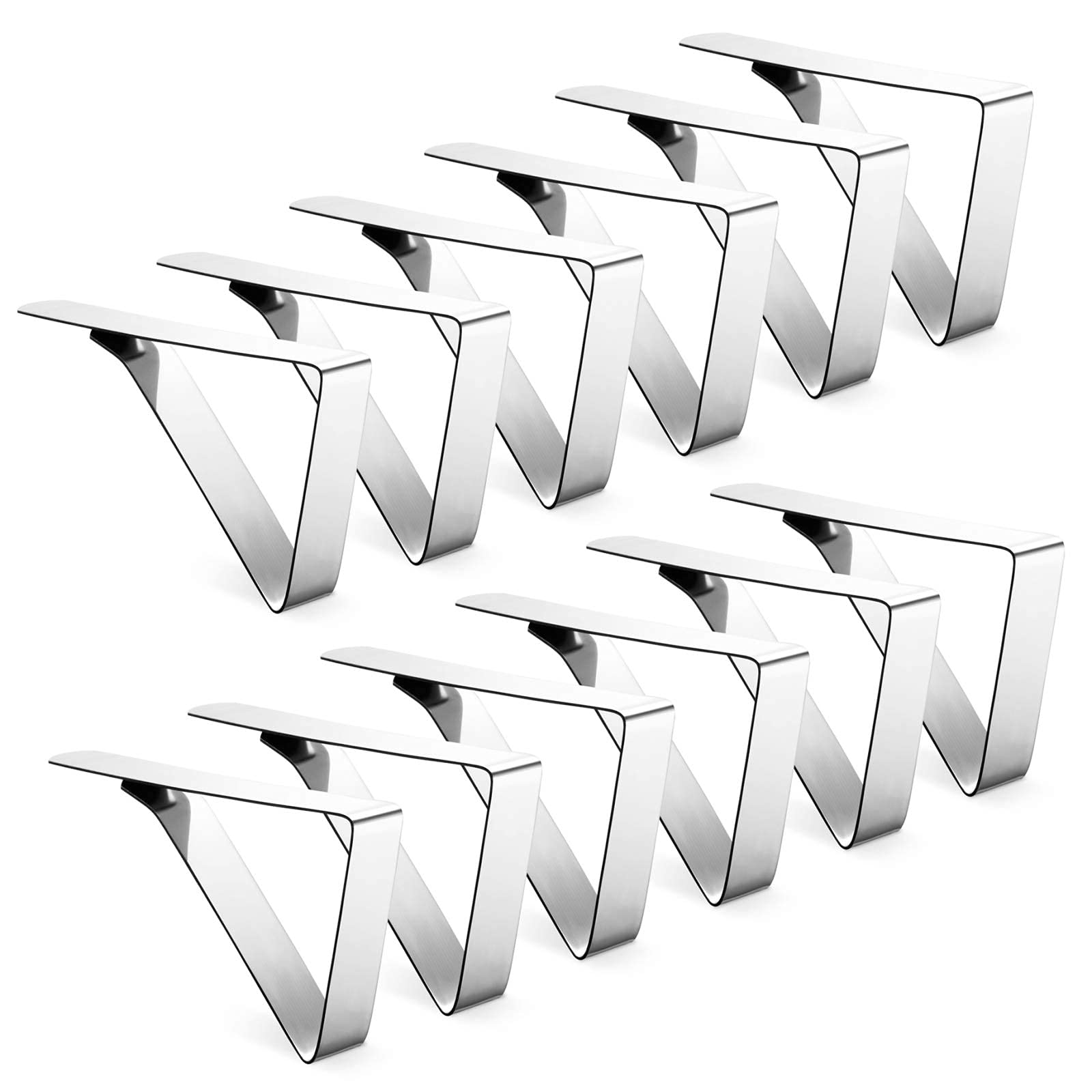 Ponure 12 Pack Tablecloth Clips - Heavy Duty Picnic Table Clips, - Product Imagery