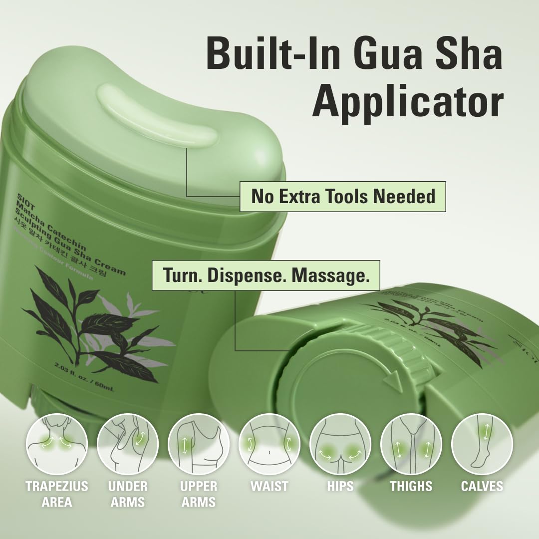 SIOT Matcha Catechin Gua Sha Body Cream - SIOT Official Imagery - 6