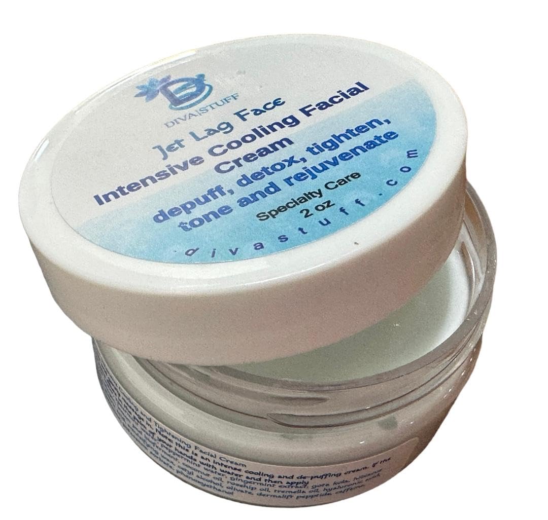 Diva Stuff Jet Lag Face Intensive Cooling Cream Clay Facial - Diva Stuff