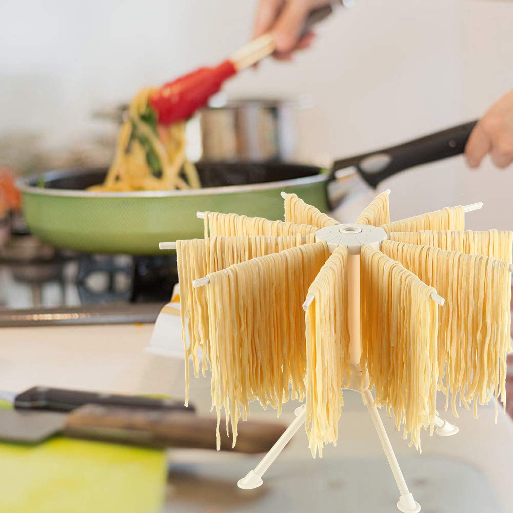 Cambom Collapsible Pasta Drying Rack - Spaghetti Noodle Drying Ra - Cambom Official Product View 2