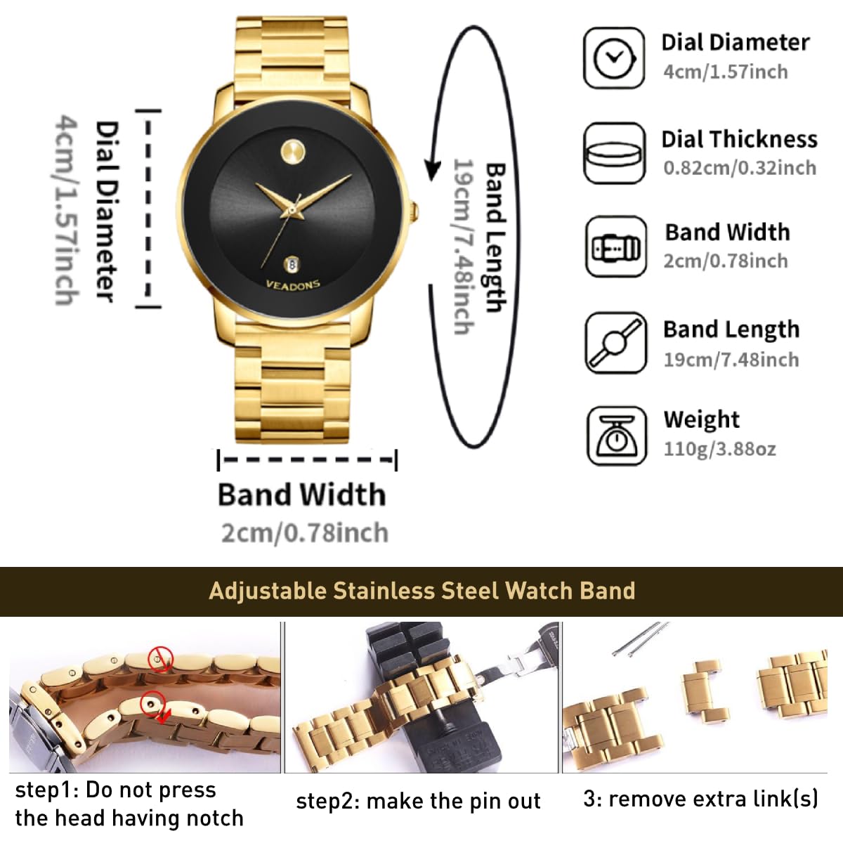 Unisex Watches Business Quartz Watches for Men and Women - BOGEVNOR Official Imagery - 6