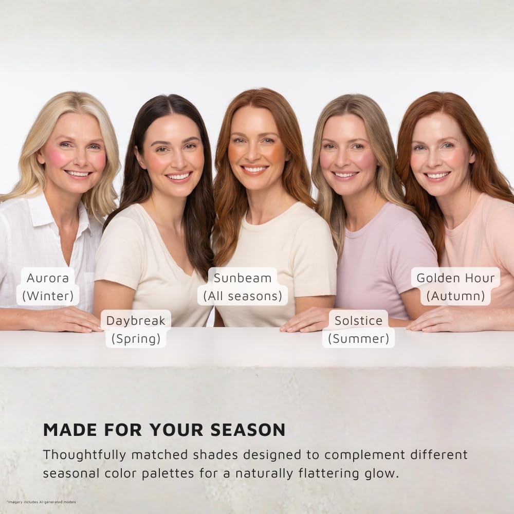 Color Me Beautiful Sunlit Cream Blush Cheeks Lips Daybreak - Color Me Beautiful Official Imagery - 4
