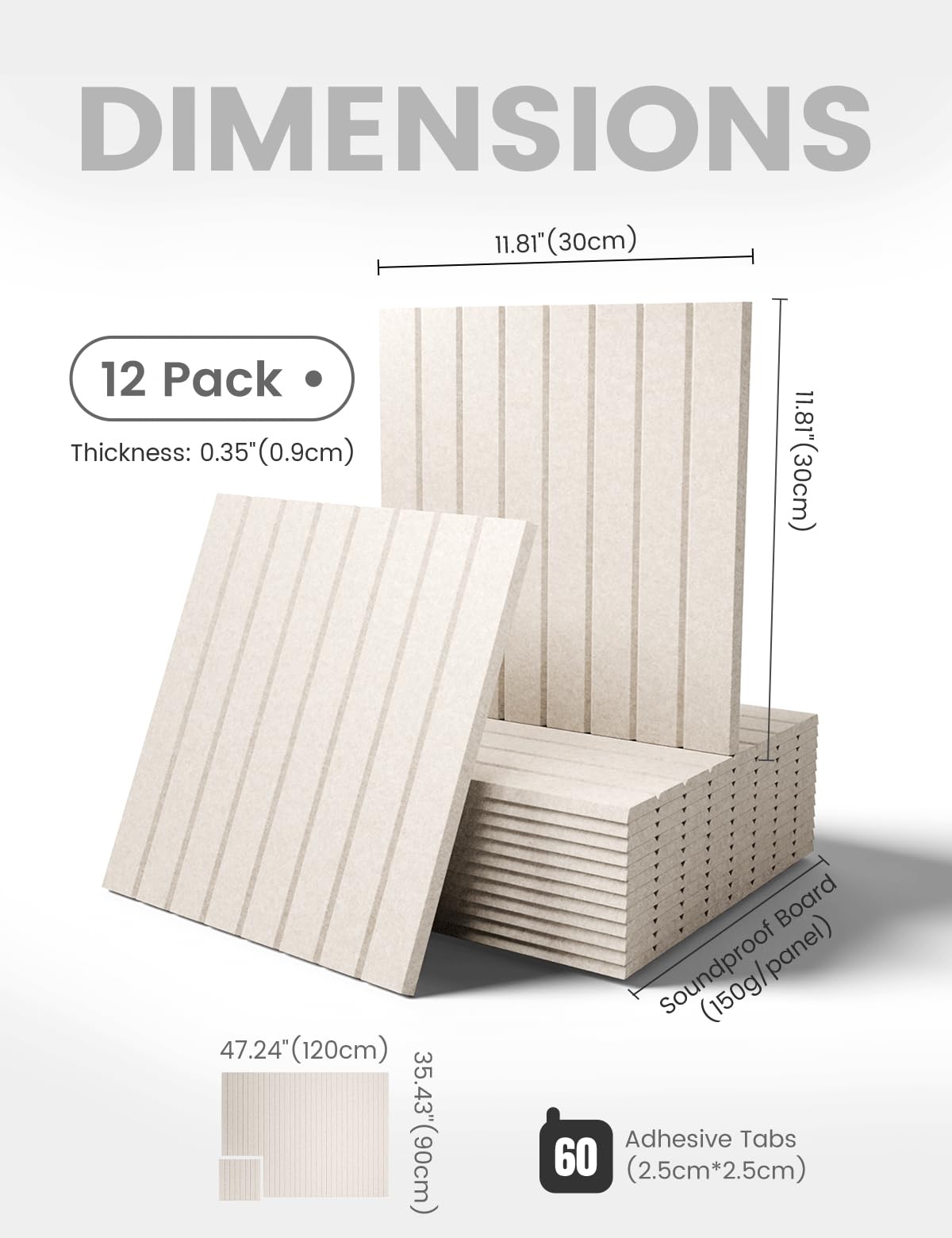 48 x 36 Large Felt Bulletin Board Oatmeal - Fluxynara Official Imagery - 3