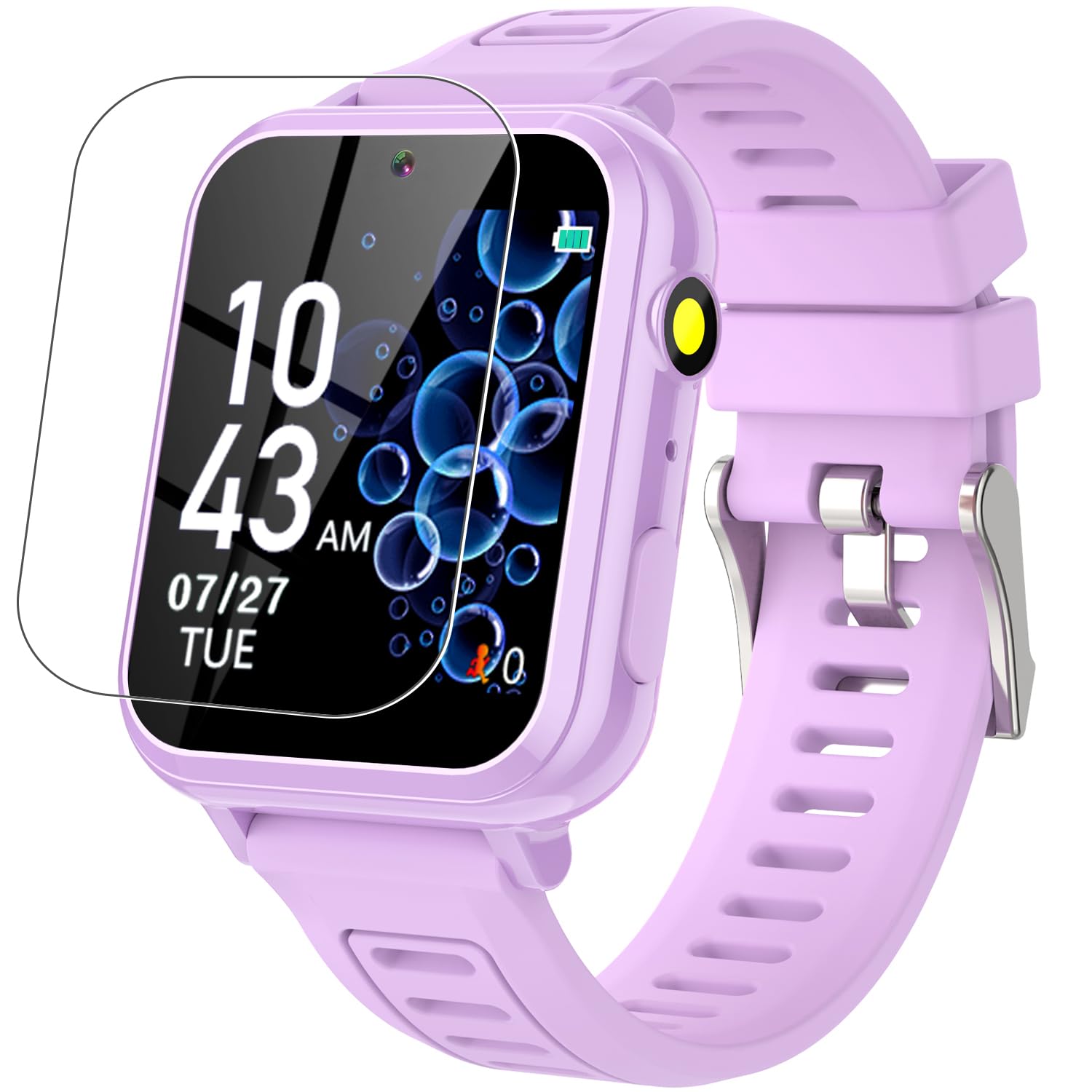 Wiszodet Kids Smart Game Watch with 39 Games HD Touch Screen Vide by Wiszodet - Angle View 10