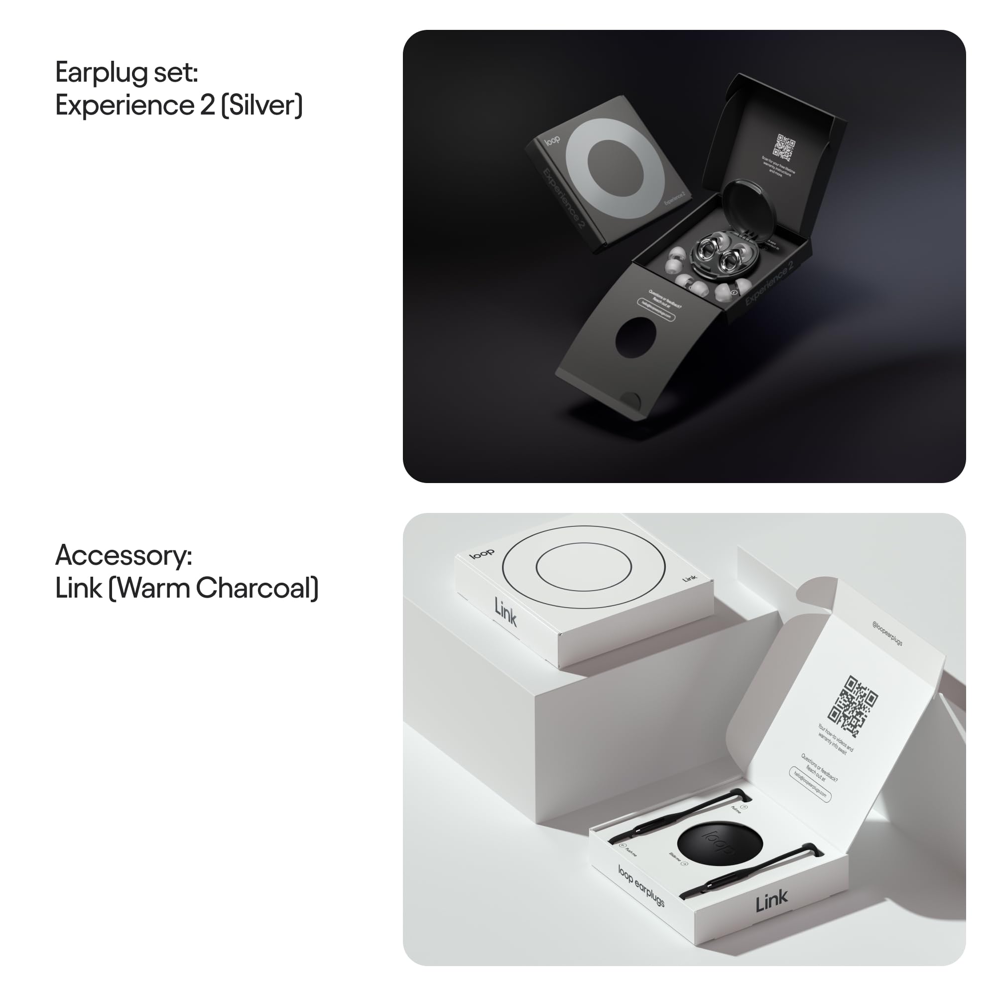 Loop Earplugs Experience Bundle Loop Experience 2 + Link | Reusable Ear Plugs fo - Loop Official Product View 4