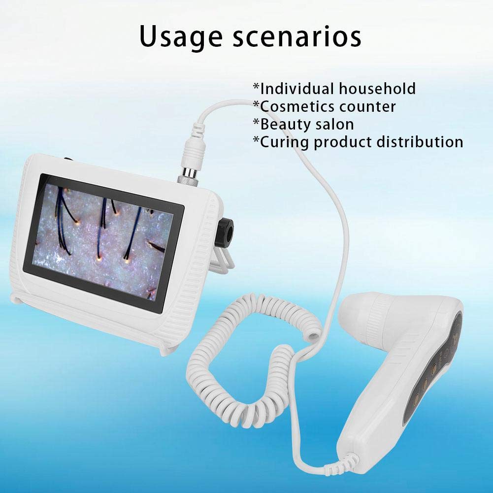 Skin Hair Analyser 5 in 50X 200xLens LCD Digital Microscope - FOKH Official Imagery - 4