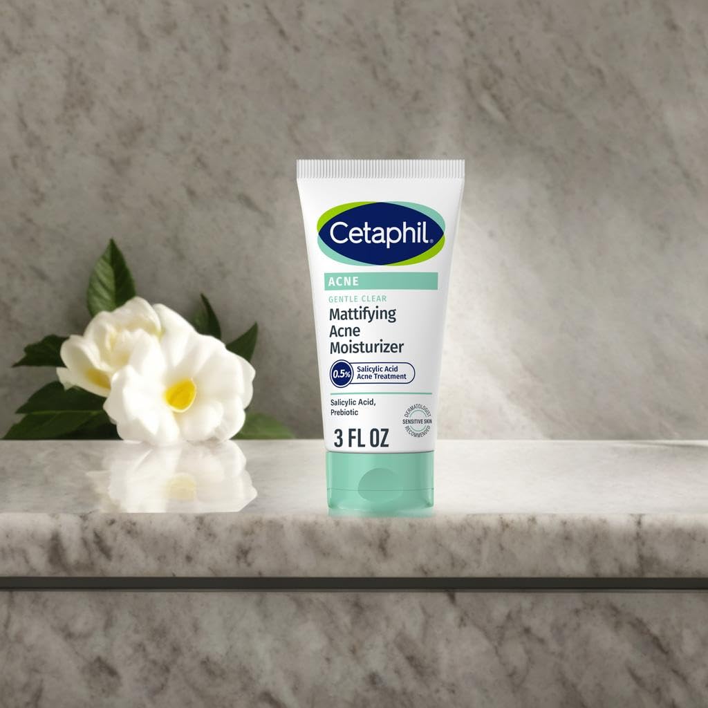 Cetaphil Gentle Clear Mattifying Acne Face Moisturizer, - Cetaphil