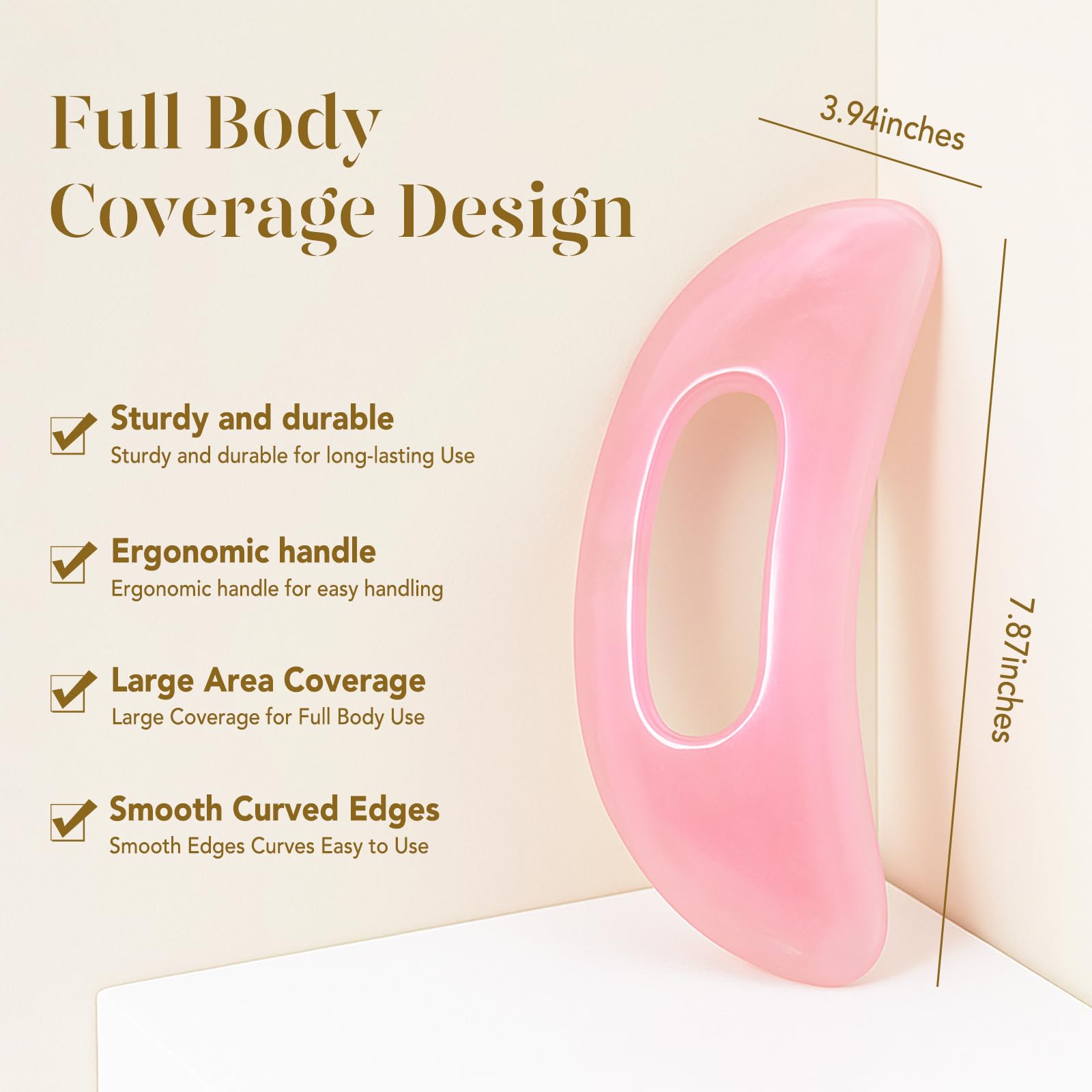 BAIMEI IcyMe ice roller and gua sha massager for full body skincare, featuring a sleek design for facial and body massage.