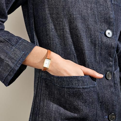 Skagen Hagen Lille Rectangular Stainless Steel Watch for Women - Product Imagery