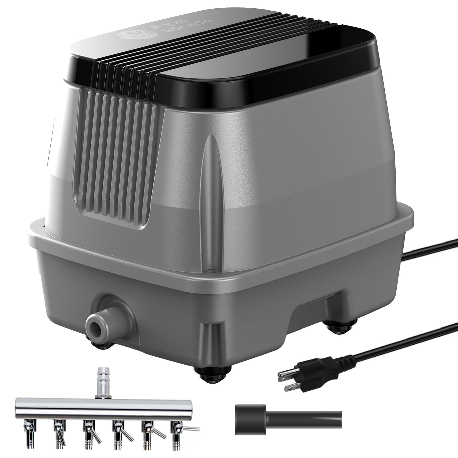 AquaMiracle Linear Air Pump ZP-40/ZP-60/ZP-100 for Pond Aeration, - AquaMiracle Official Product View 9