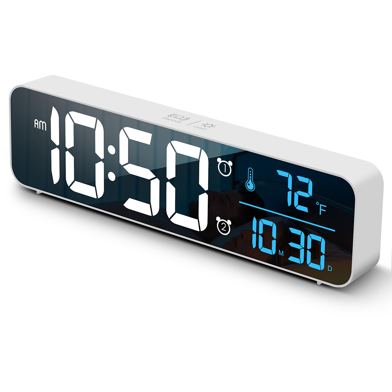 Abovsare Digital Clock Large Display, Alarm Clock for Living Room - Abovsare Official Product View 10