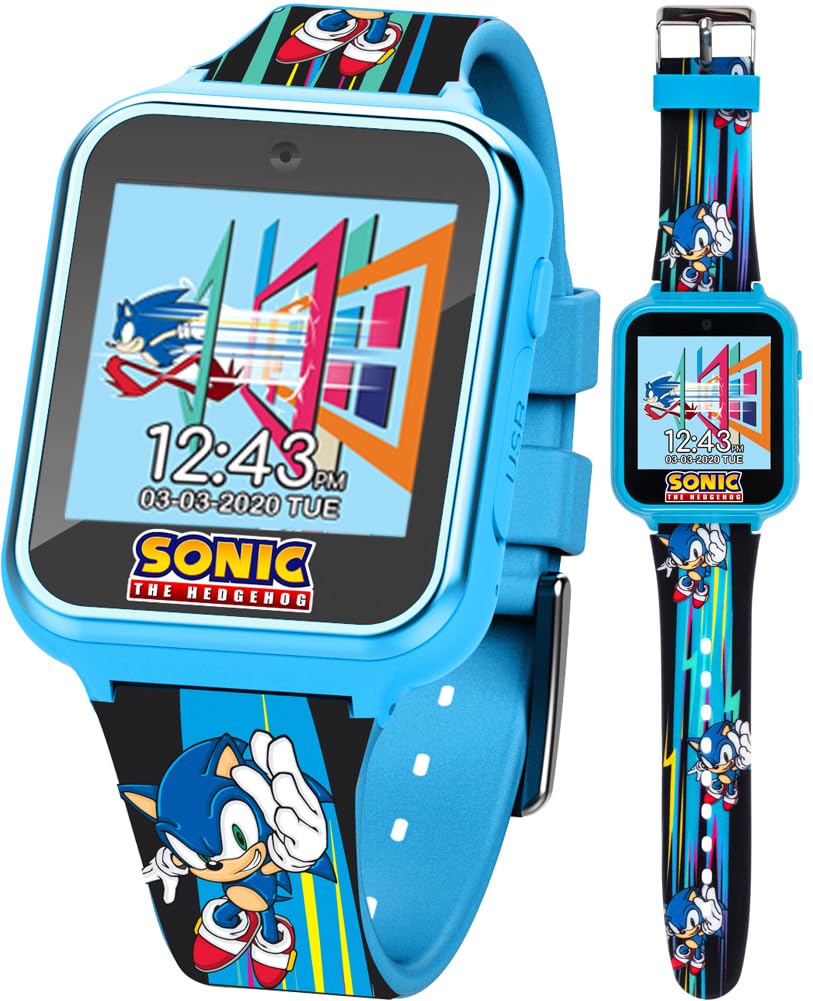 Accutime SEGA Sonic the Hedgehog Educational Learning Touchscreen Smar - View 10