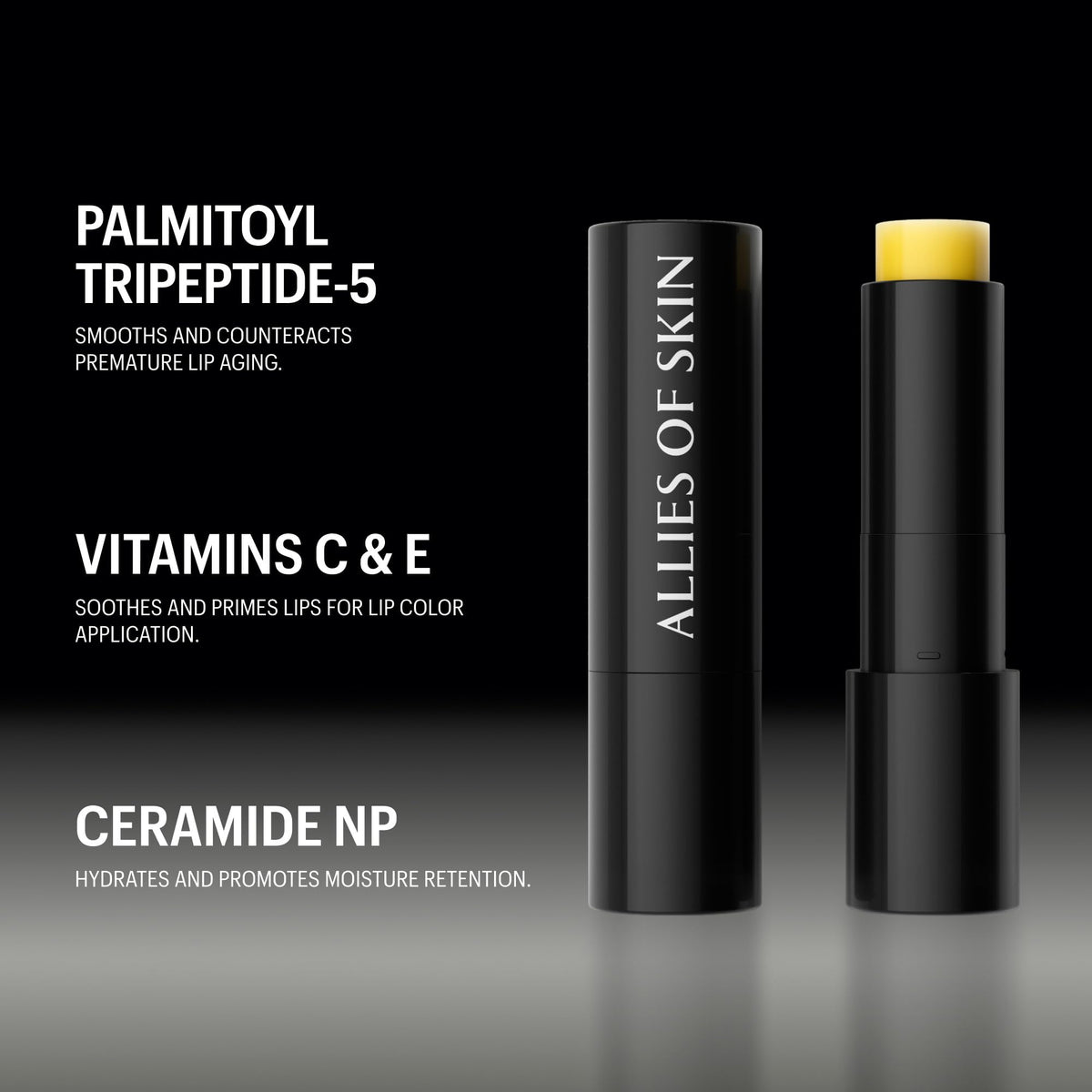 Allies of Skin Peptide Ceramide Repair Lip Balm Treatment - Allies of Skin Official Product Imagery - 4