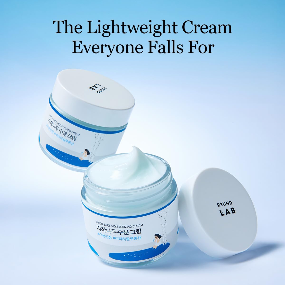 ROUND LAB Birch Juice Moisturizing Cream 1+1 Refill Set