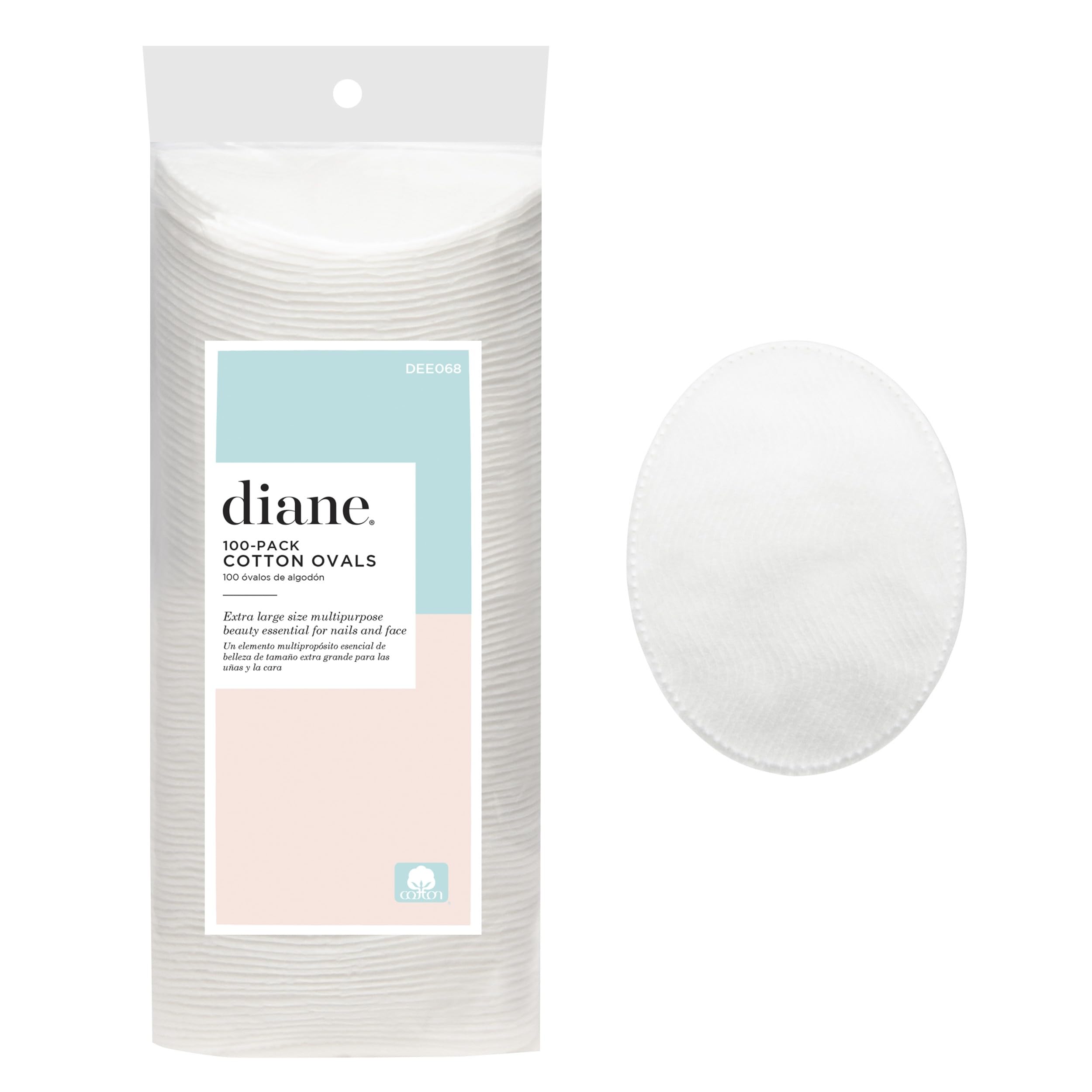 Diane Multi Layer Large Cotton Ovals for Face Skincare 100 - Diane Official Product Imagery - 2