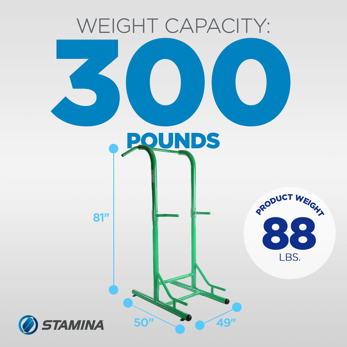 Stamina Pull Up Bar Tower Dip Station Free Standing Outdoor - Stamina Official Imagery - 5