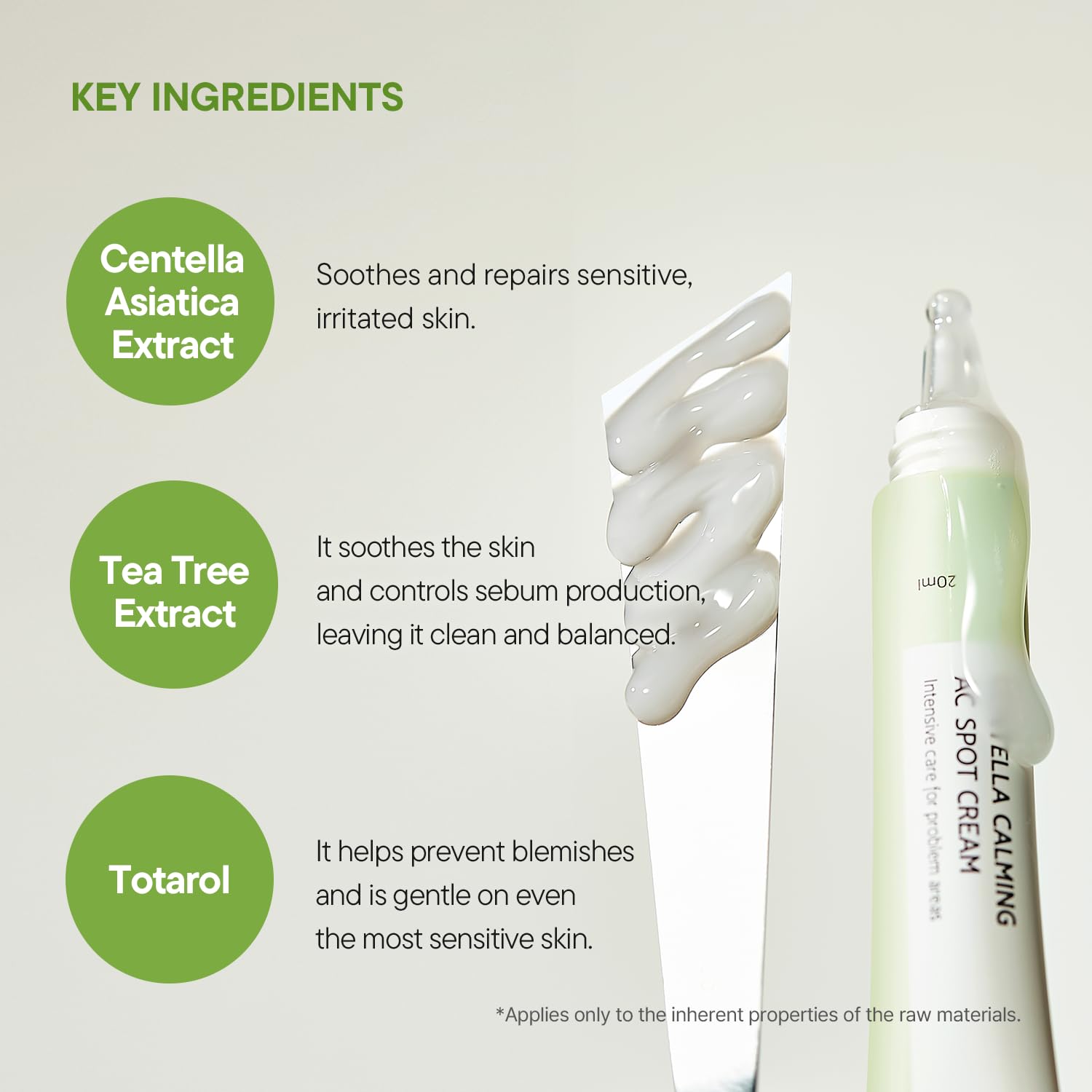 IUNIK Centella Calming AC Spot Cream -Tea Tree Blemish Spot Care 0.67 fl oz - IUNIK Official Product View 4
