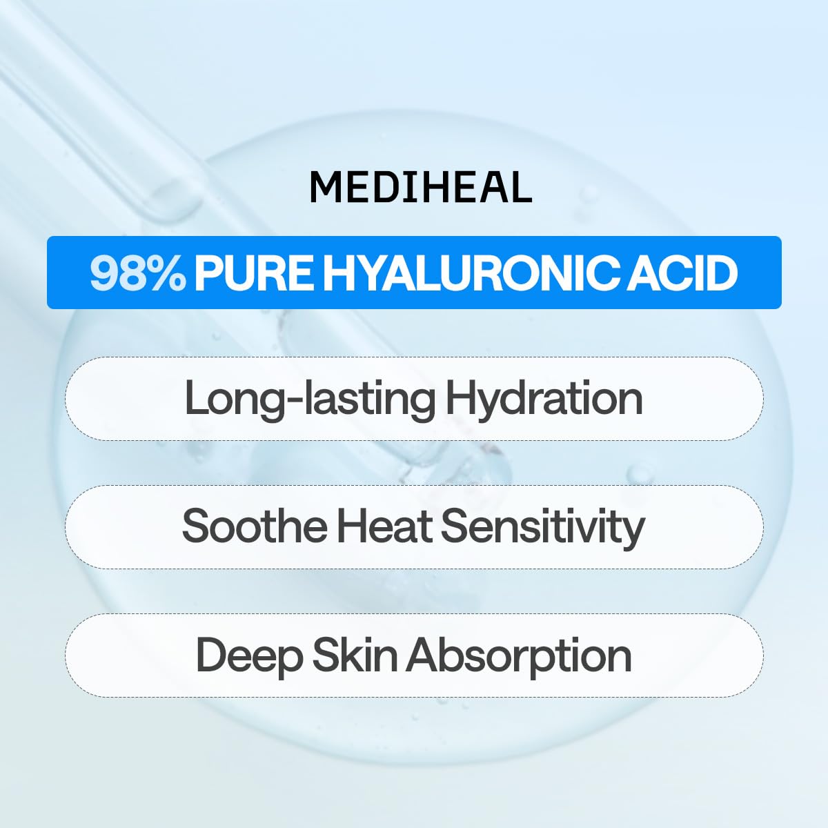 MEDIHEAL Hyaluronic Acid Essential Face Sheet Mask Deep - MEDIHEAL Official Imagery - 5