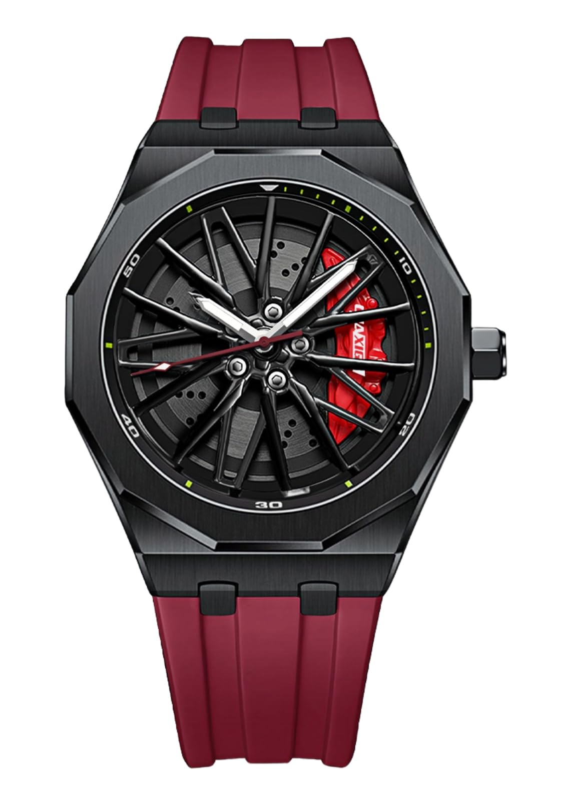Gosasa Men s Cool Racing Wheel Watch 3D Spinning Car Rim - Gosasa Official Imagery - 1