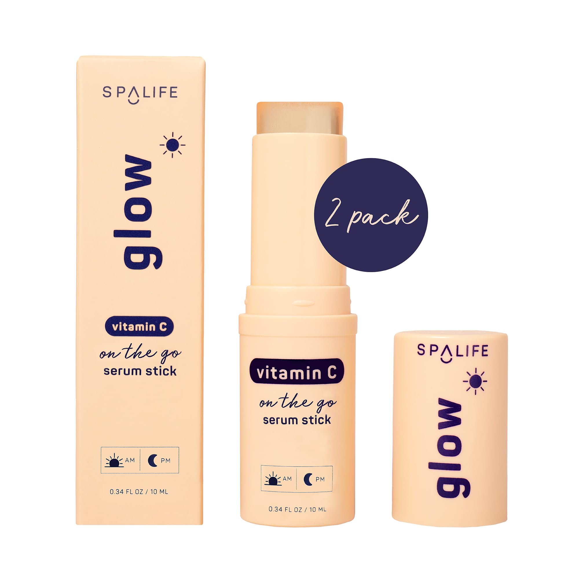 SpaLife Beauty Glow Vitamin C Serum Stick 2 Pack - SpaLife