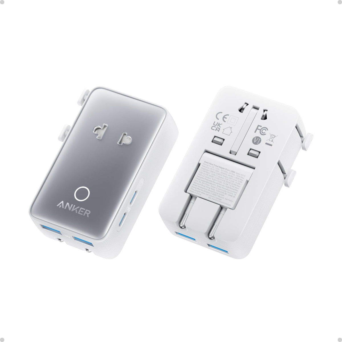 Anker Nano Travel Adapter 2 USB C Universal Charger 20W - Anker Official Imagery - 1