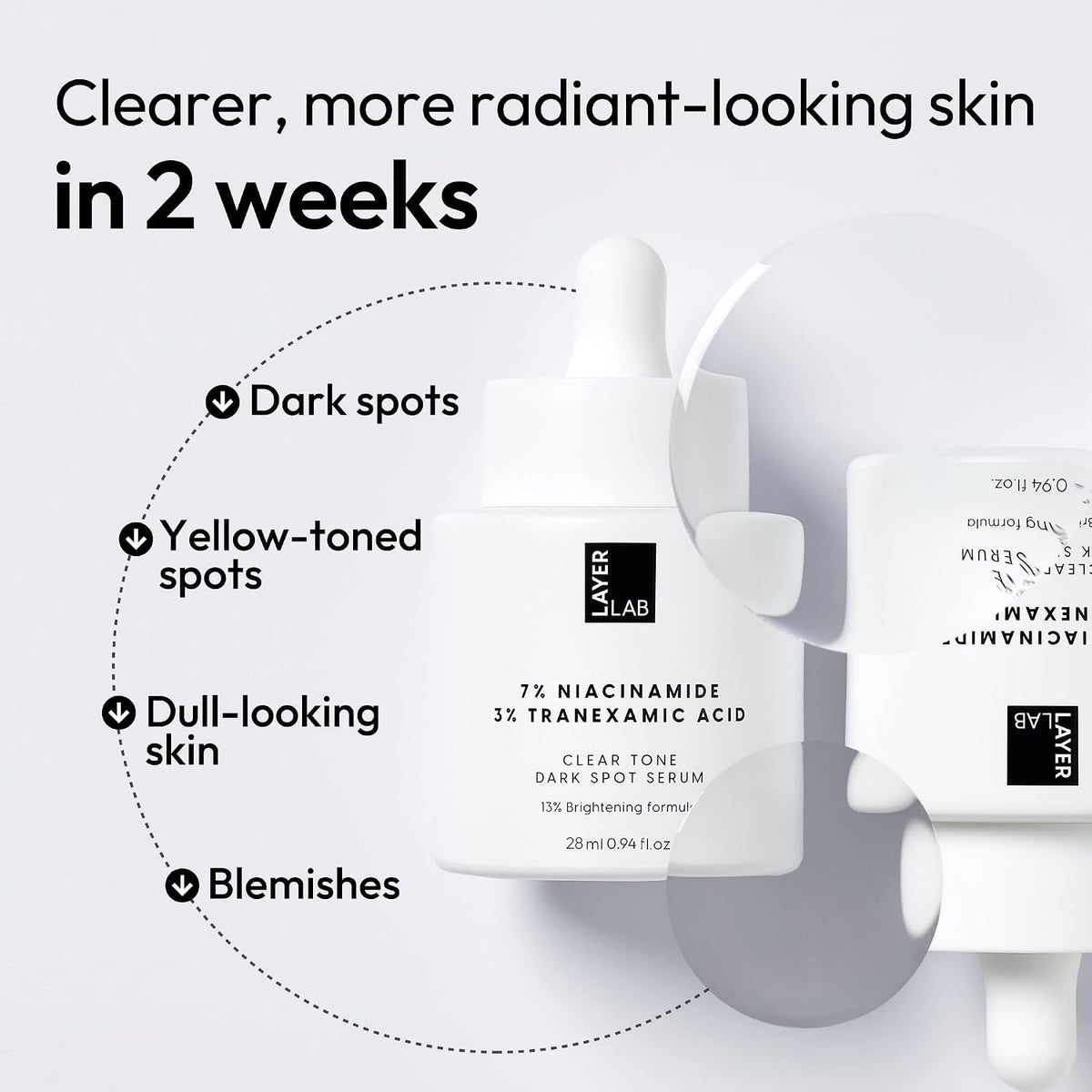 LAYERLAB Clear Tone Dark Spot Serum Niacinamide 7 Face Serum - LAYERLAB Official Imagery - 7