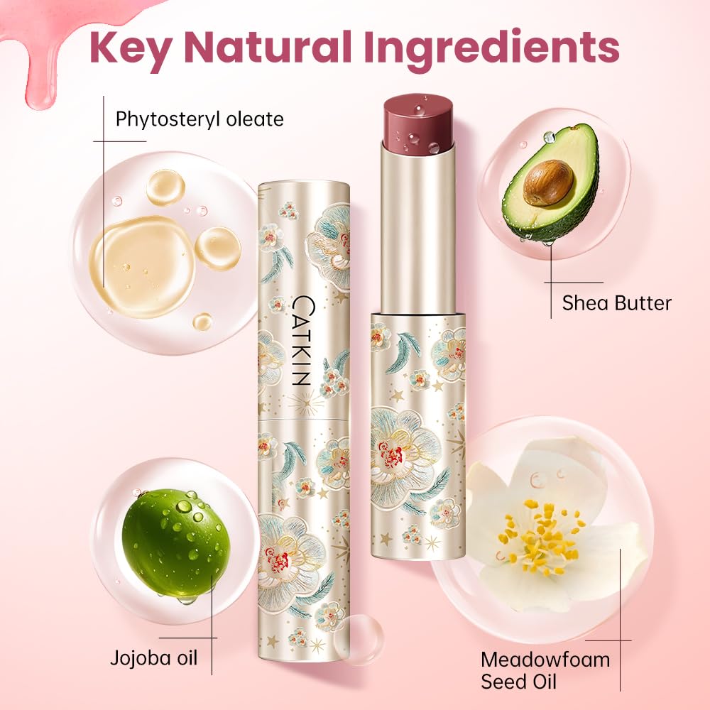 CATKIN Glossy Lip Balm Ultra Hydating Glow Lip Tinted Jelly - Catkin Official Imagery - 5
