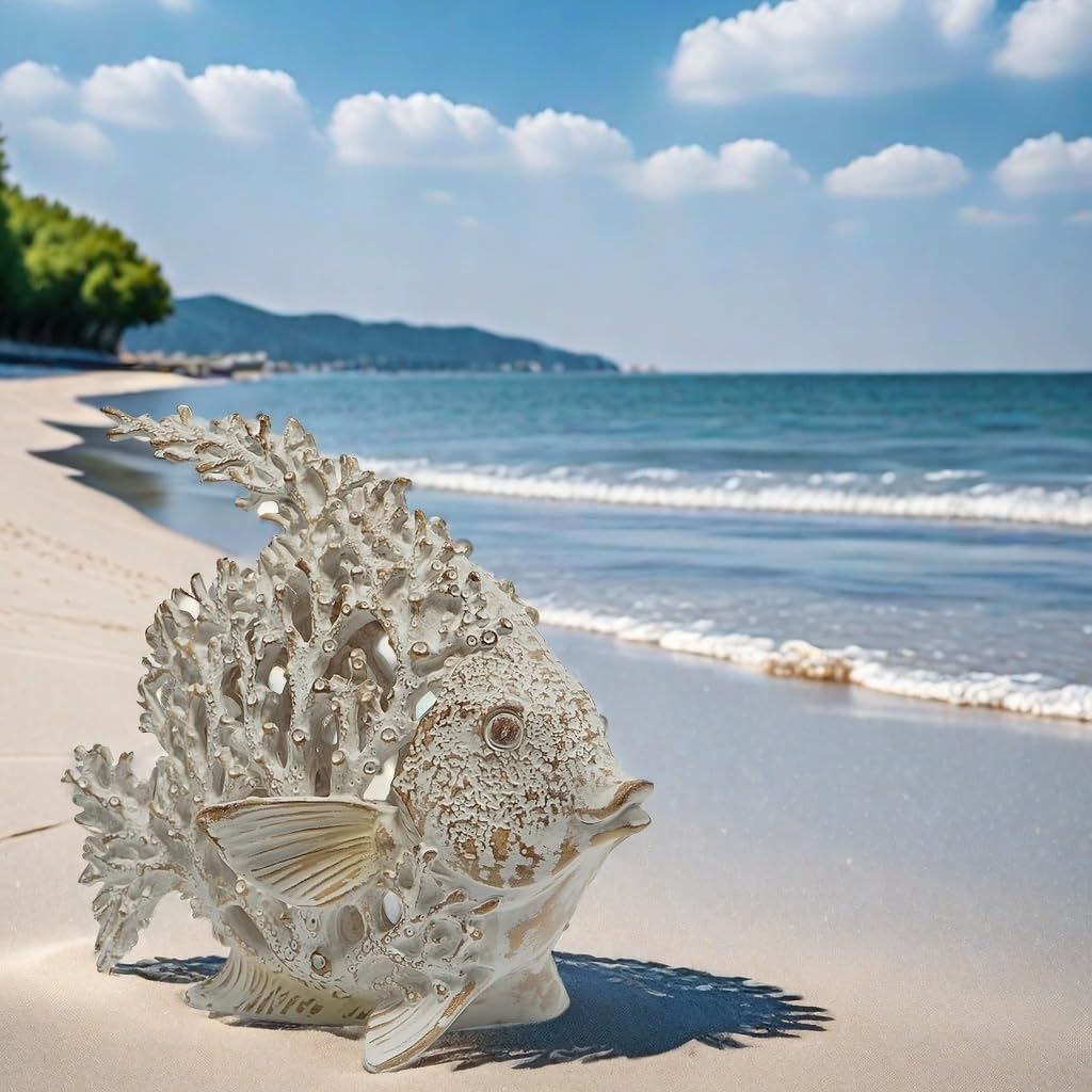 VVGIFTS Beach Coastal Coral Reef Angelfish Home Office - VVGIFTS Official Imagery - 7