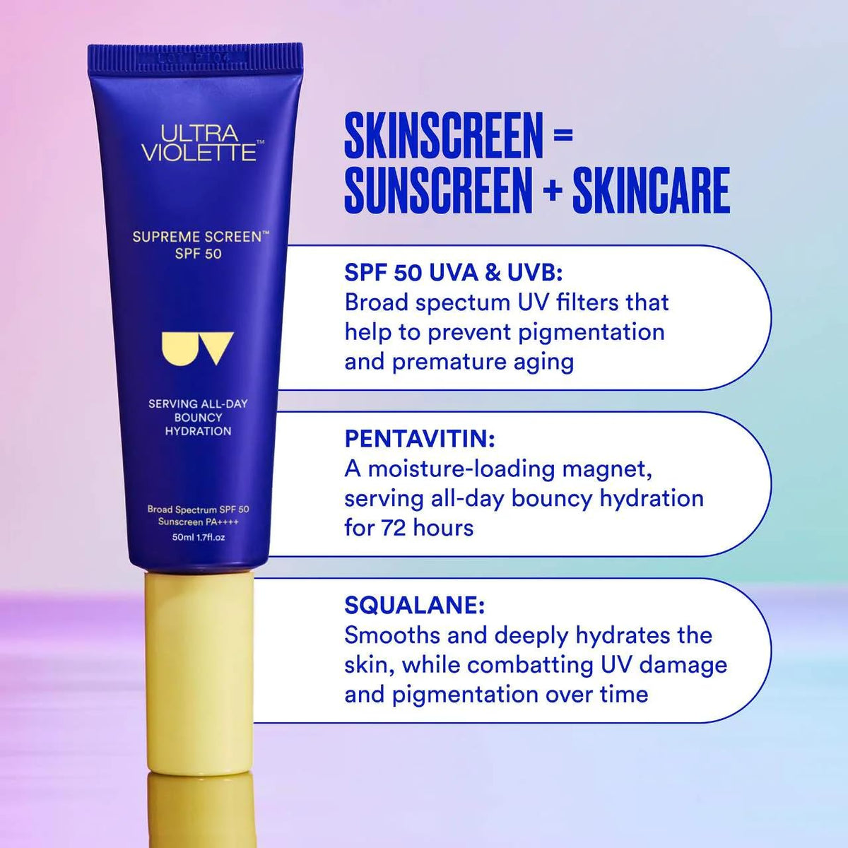 Ultra Violette Supreme Screen SPF 50 Skinscreen Facial - Ultra Violette Official Imagery - 5