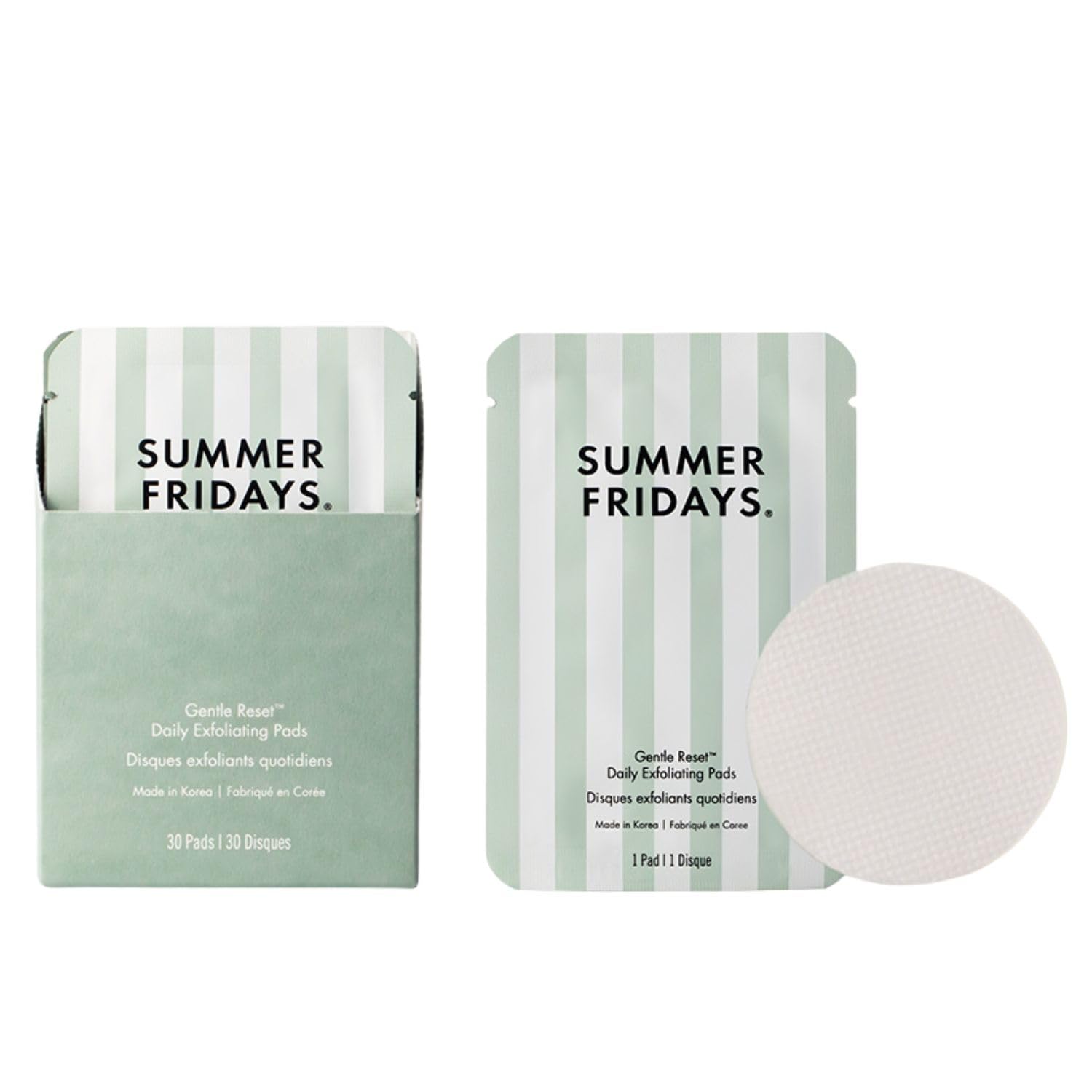 Summer Fridays Gentle Reset Daily Exfoliating Toner Pads - Summer Fridays Official Imagery - 2