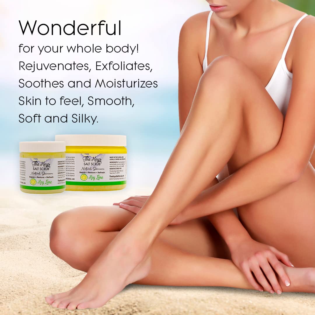 The Keys Salt Scrub - Sea Salt Scrub Exfoliating Body Scrub - The Keys Salt Scrub Official Product View 5