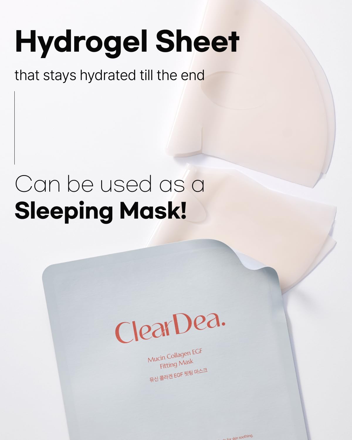 Glass Glow Ritual Set – Hydrogel Mask (5 Pack) + Bubble First - ClearDea