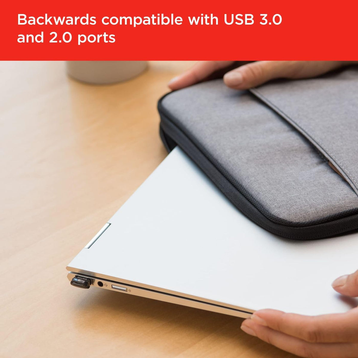 SANDISK 128GB Ultra Fit USB Type A Flash Drive Up to 400MB s - Premium Selection Official Imagery - 5
