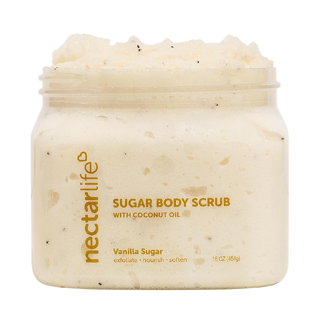 Sugar Scrub Exfoliating Body Scrub - Nectar Bath Treats Official Imagery - 2