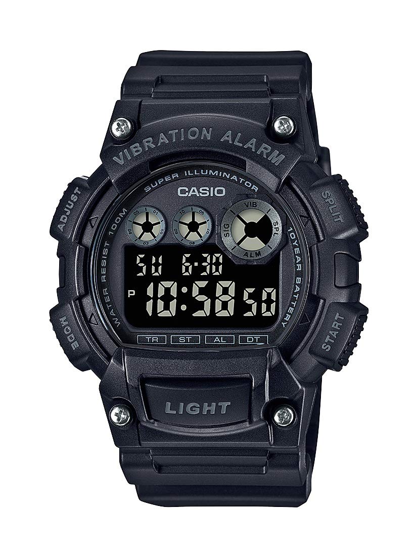 Casio W735H Series | Men’s Digital Watch | 1/100 SEC Stopwatch | Count - View 7