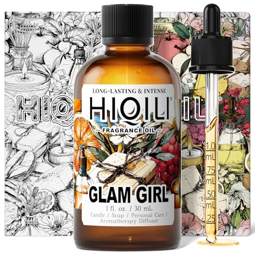 HIQILI Glam Girl Fragrance Oil for Candle, Soap, Inspired by - Product Imagery