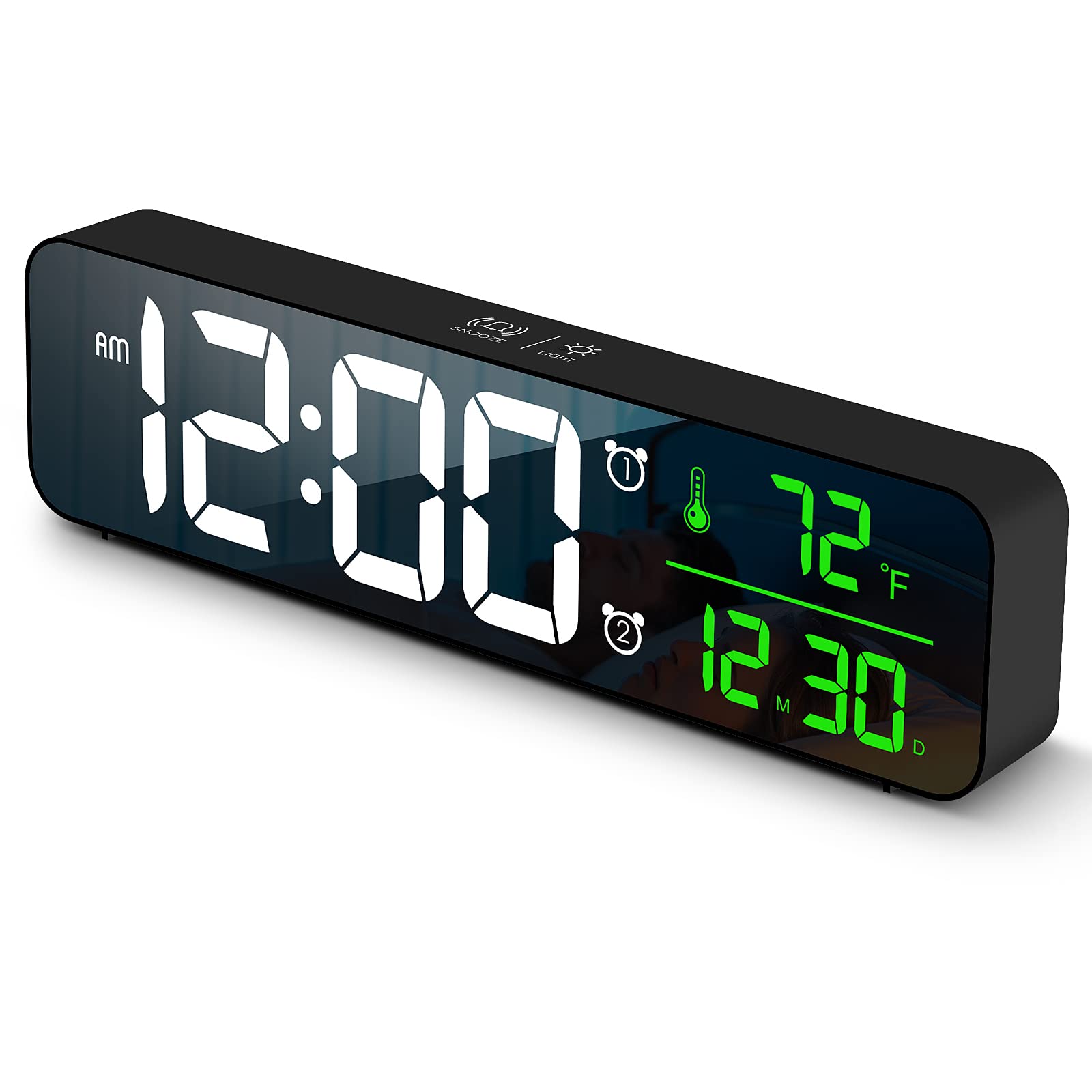 Abovsare Digital Clock Large Display, Alarm Clock for Living Room - Abovsare Official Product View 1